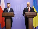 Primie Minister Mateusz Morawiecki visit in Kiev (ANSA)