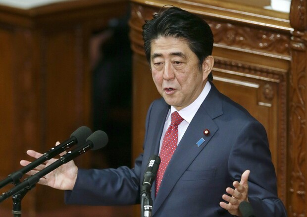 Il premier giapponese Shinzo Abe © EPA