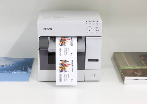 Stampante Epson ColorWorks per etichette a colori che permettono di far 