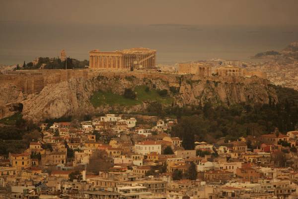 Panorama di Atene, vista dalla collina di Licabetto