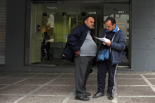 La disoccupazione è al 26% in Grecia