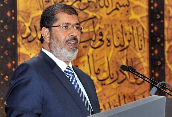 Il presidente egiziano Mohamed Morsi