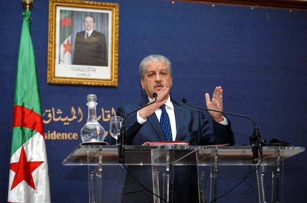 Il primo ministro algerino Abdelmalek Sellal
