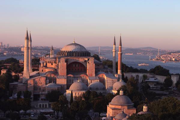 La basilica di Santa Sofia a Istanbul