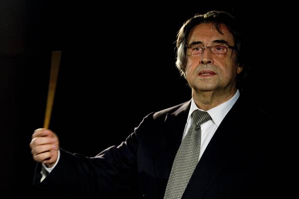 Il direttore d'orchestra Riccardo Muti