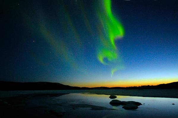 Aurora boreale in Svezia (fonte: Jerry MagnuM Porsbjer)
