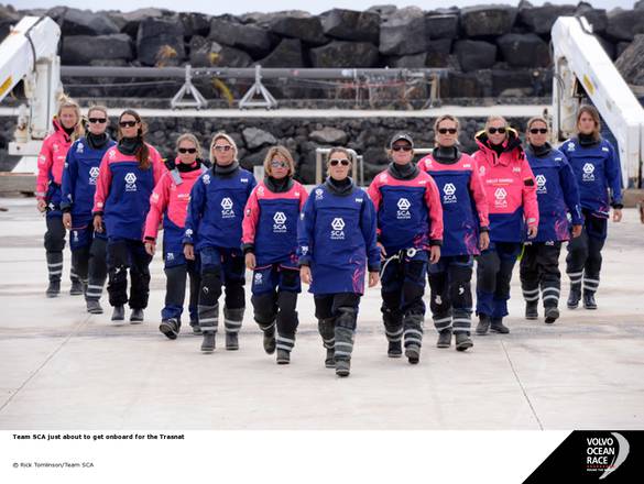 Vela: Volvo Ocean Race, l'equipaggio tutto femminile di Team Sca