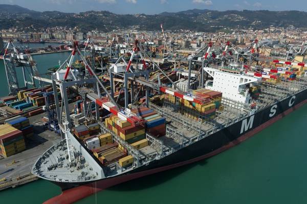Una immagine del porto di Spezia