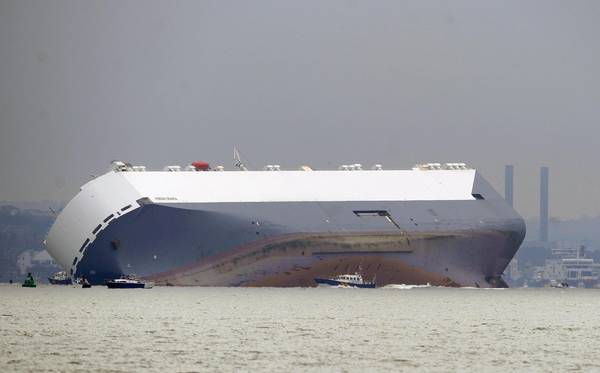 Cargo naufraga al largo dell'isola di Wight