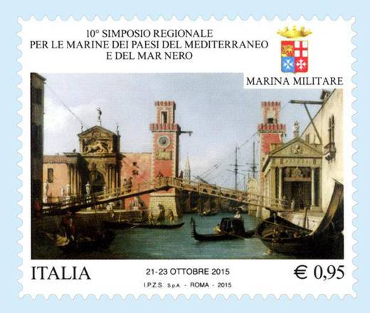 Un francobollo per incontro Marine Militari del Mediterraneo