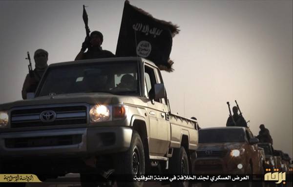 Pick up of Isis in Nawfaliyah, Libia