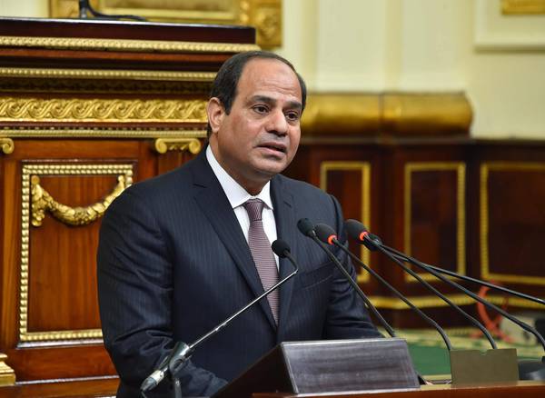 Il presidente egiziano, Abdel Fattah al-Sisi