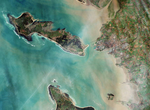 La Rochelle, vista dal satellite Sentinel A (fonte: ESA, Geomedia