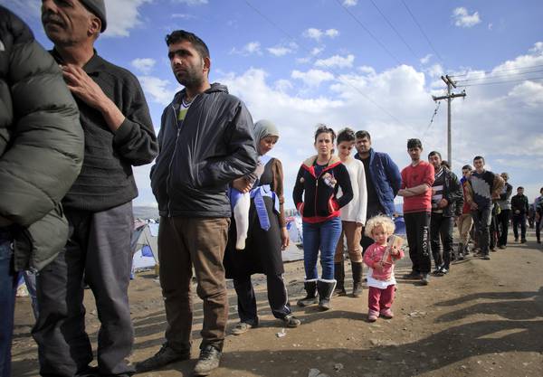 Migranti e profughi a Idomeni