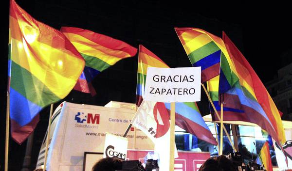 Party’s Madrid leader helped get same-sex marriage legislation passed in 2005