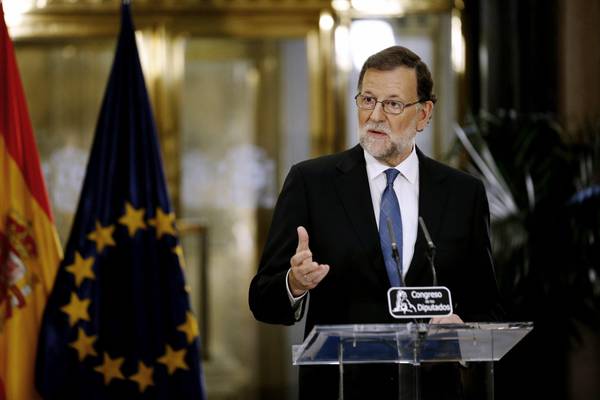 Il premier spagnolo uscente, Mariano Rajoy