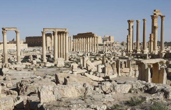 Una foto di Palmira in Siria