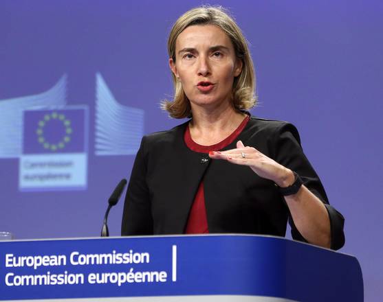 L'Alto rappresentante Ue per la politica estera e di sicurezza, Federica Mogherini