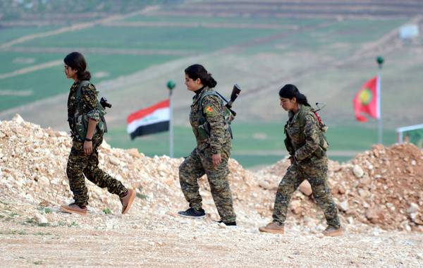 Kurdish Women's Protection Units in Sinjar [ARCHIVE MATERIAL 20180412 ]