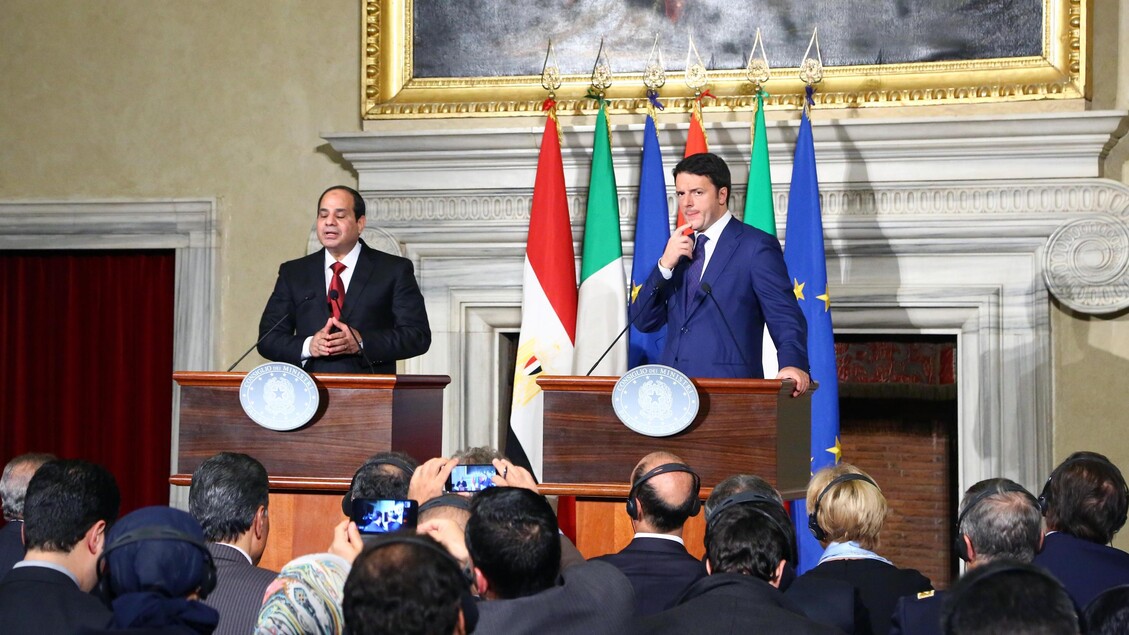 Renzi receives Al-Sisi - ALL RIGHTS RESERVED