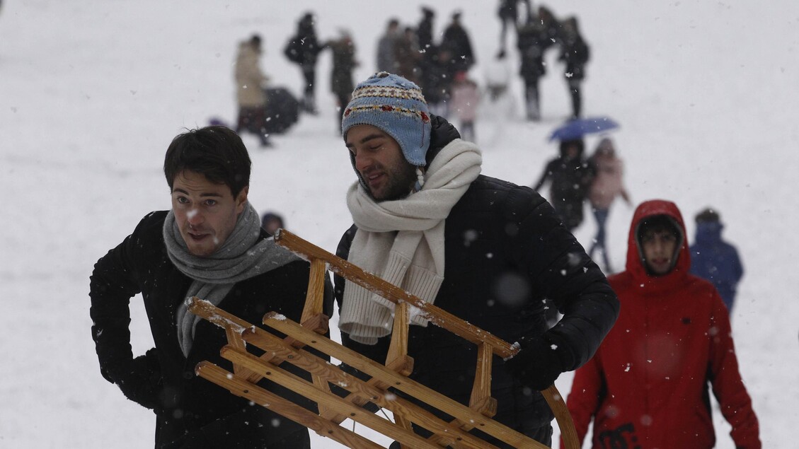 Maltempo: neve a Siena dalle prime ore dell 'alba - ALL RIGHTS RESERVED