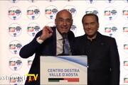 Gaffe Berlusconi a comizio Aosta 