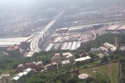In volo sul ponte di Genova pronto per l'inaugurazione