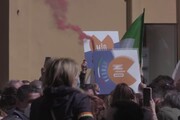 Ristoratori, scontri in piazza Montecitorio tra manifestanti e polizia