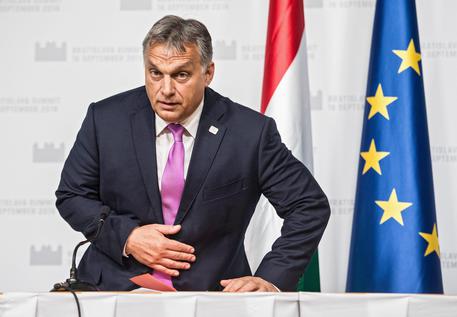 Il premier ungherese Orban © EPA