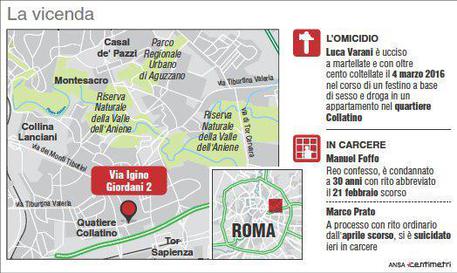 Omicidio di Luca Varani, infografica sulla vicenda © ANSA