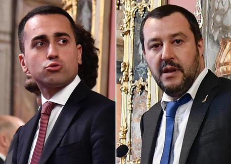 Di Maio e Salvini al Quirinale (combo) [ARCHIVE MATERIAL 20180420 ] © ANSA 