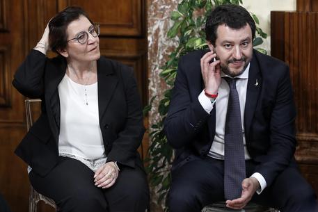 I ministri Trenta (Difesa) e Salvini (Interno) © ANSA