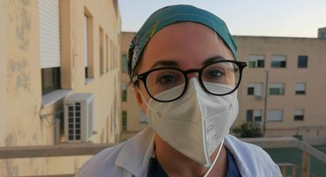 La dottoressa Salva Piras responsabile del nuovo reparto Covid all'ospedale Marino di Alghero © ANSA