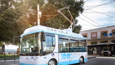 Ctm Cagliari, nuovi bus elettrici (ANSA)