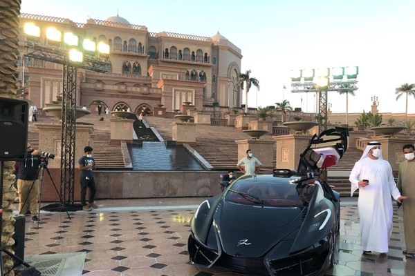 Frangivento porta l'auto da sogno Asfanè negli Emirati