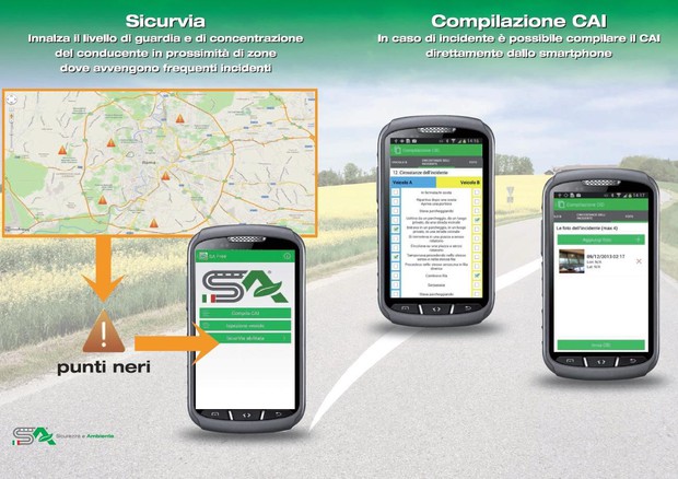 Arriva l'app che segnala i punti stradali più pericolosi © ANSA