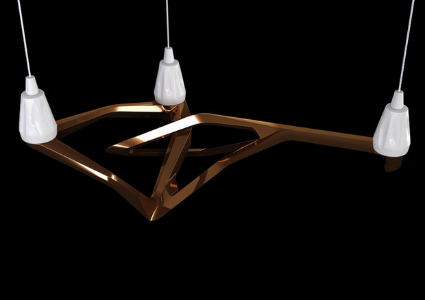 Peugeot Design Lab presenta Onyx, lampadario 'su misura' © ANSA