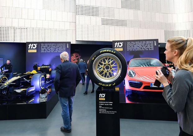 Cerimonia in occasione dei 110 anni di Pirelli Motorsport Prestige presso il Museo dell'automobile  di Torino © ANSA