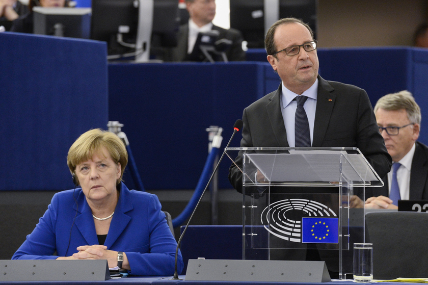 Angela Merkel e François Hollande © Parlamento Ue - RIPRODUZIONE RISERVATA