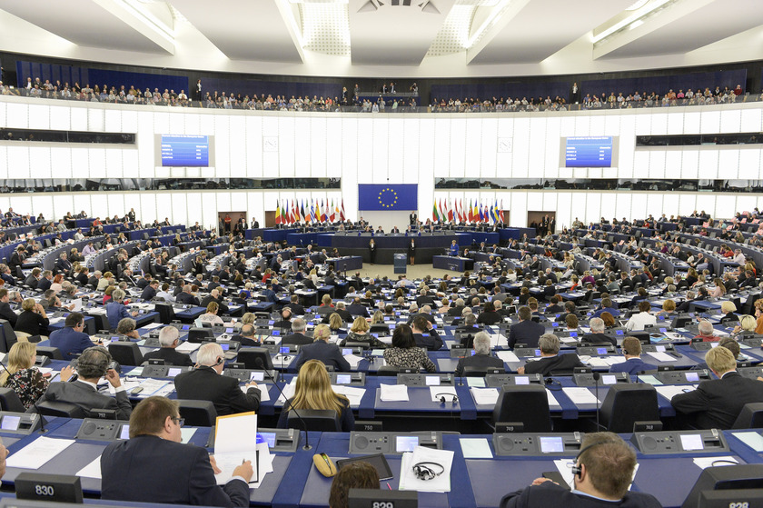 L 'aula dell 'Europarlamento di Strasburgo © Parlamento Ue - RIPRODUZIONE RISERVATA