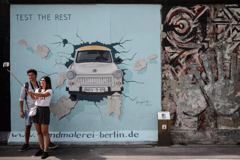 56th anniversary of the construction of the Berlin wall © ANSA/EPA