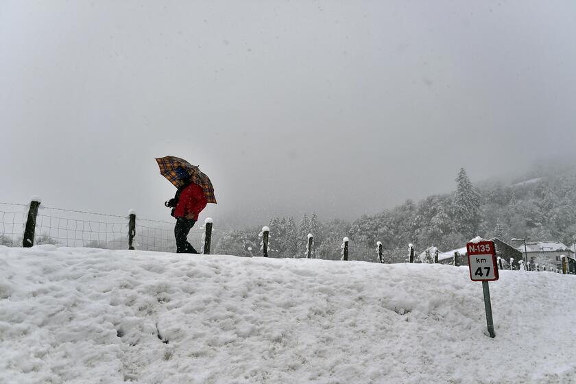 Spain Cold Weather © ANSA/AP