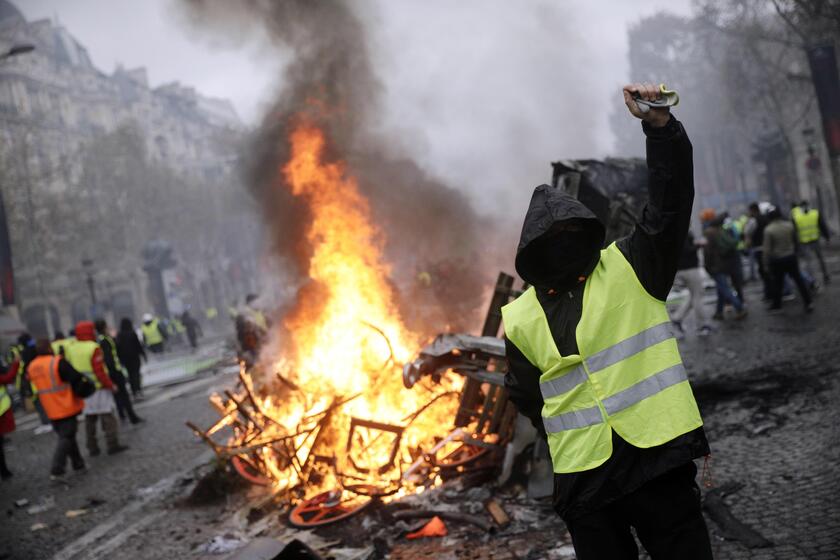 France Gas Price Protests © ANSA/AP