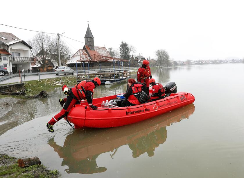Flooding in Croatia © ANSA/EPA