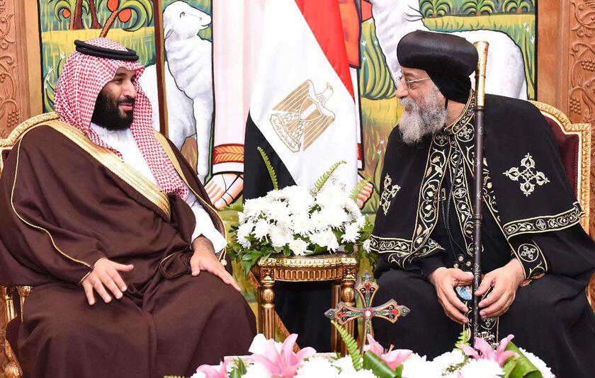 Saudi Crown Prince Mohammad Bin Salman visits Egypt © ANSA/EPA
