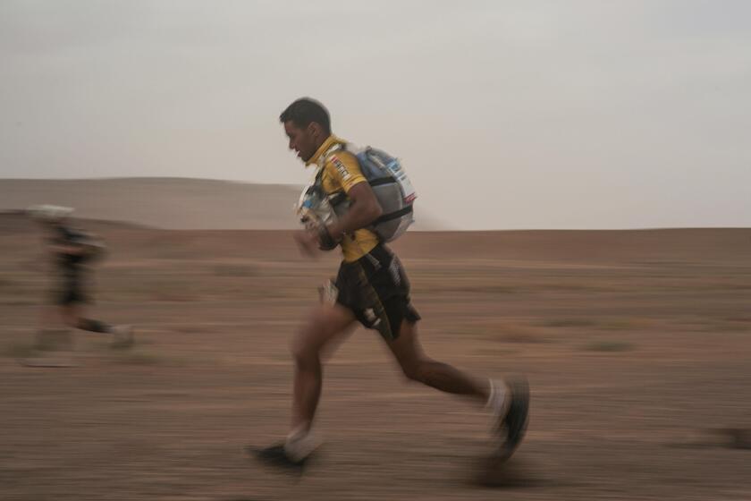 Morocco Marathon des Sables Photo Gallery © ANSA/AP