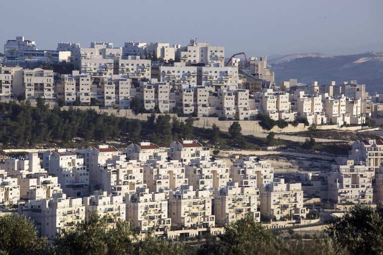 Una colonia israeliana vicino a Gerusalemme -     RIPRODUZIONE RISERVATA