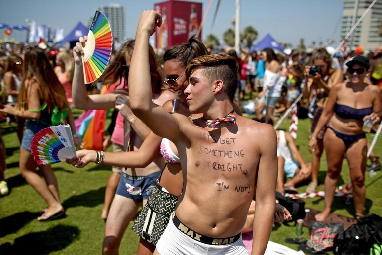 Gay Pride Parade a Tel Aviv, Israele -     RIPRODUZIONE RISERVATA