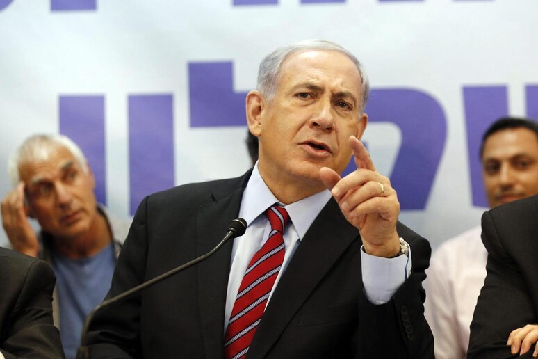 Il premier israeliano Benyamin Netanyahu © ANSA/EPA