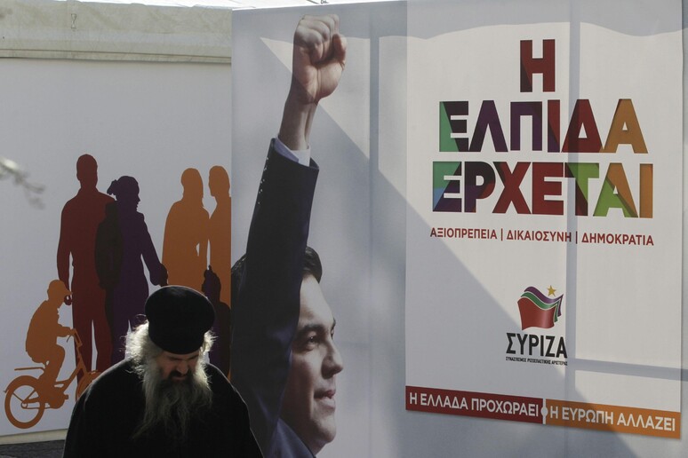 Manifesti per le elezioni in Grecia © ANSA/EPA
